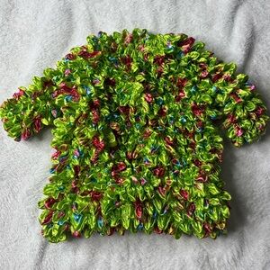 Vibrant Multicolor Short Sleeve Top